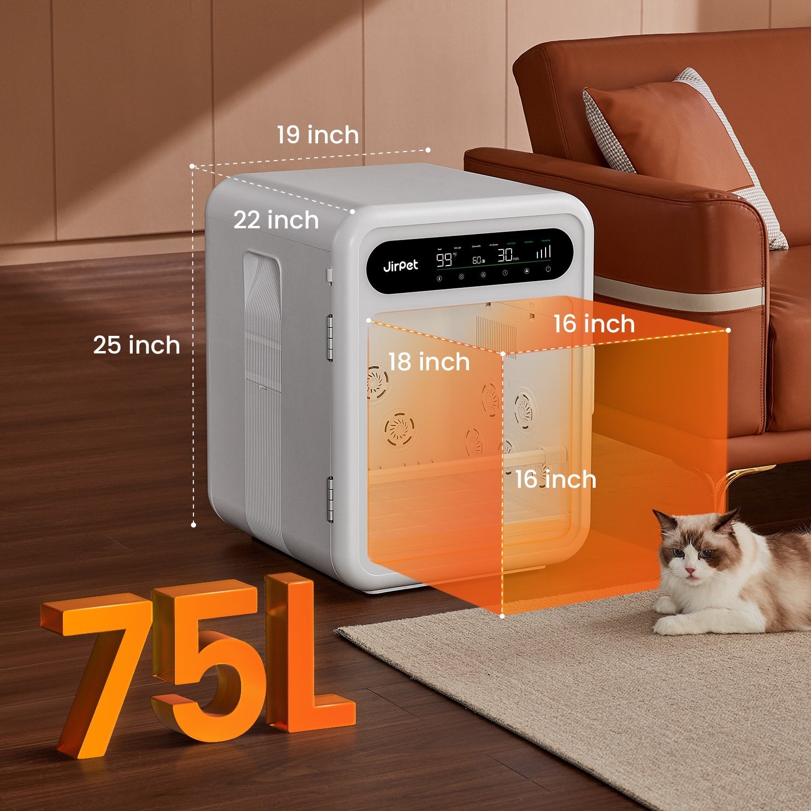 Jirpet F1 Pet Hair Dryer Cabin