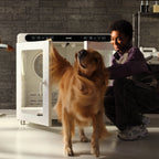 Largest dog drying box, safe pet dryer box for professional pet grooming salons.
